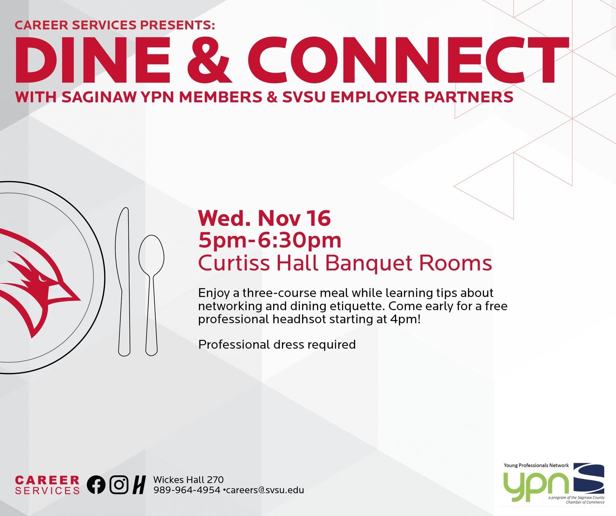 SVSU and YPN Dine and Connect